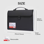 2 Pack 12 Pockets Accordion File Organizer - Image 2
