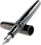 Conklin All American Fountain Pen in Black – Medium Nib, Timeless Design &
