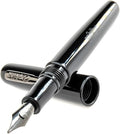 Conklin All American Fountain Pen in Black – Medium Nib, Timeless Design & by Conklin