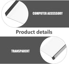 OSALADI 2pcs Clear Acrylic Computer Monitor Memo Boards Left Right Side Panel - Image 3