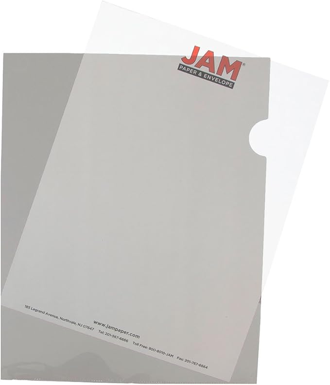 JAM PAPER Plastic Sleeves by JAMPaper