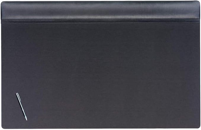 DACASSO Leather Desk Pad with Top Rail by Dacasso