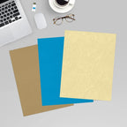LUXPaper 8.5" x 11" Paper | Letter Size | Gold Parchment | 60lb. Text | 250 Qty - Image 6