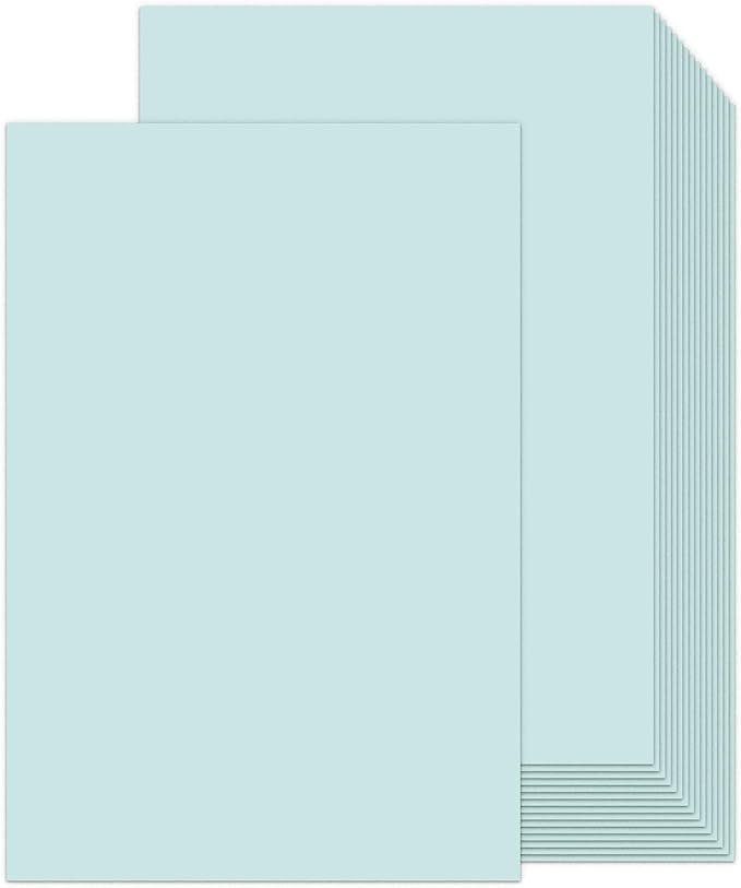 Blue Cover Stock 11x17 100 Sheets Thick Card Stock, Goefun 80lb Heavyweight by Goefun