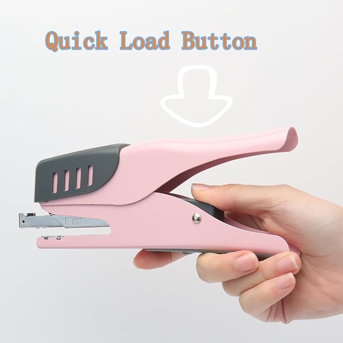 XiowDow Pink Stapler Cute Plier Staplers - Image 3