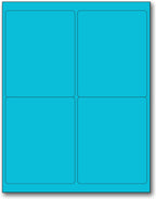 NextDayLabels - 8-1/2 x 11 Neon Color High Light Fluorescent Labels