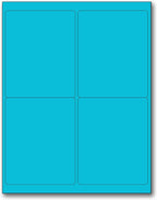 NextDayLabels - 8-1/2 x 11 Neon Color High Light Fluorescent Labels by NextDayLabels