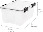 IRIS USA WeatherPro 19 Qt Storage Bins - Image 2