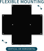 Magnetic Glass Whiteboard, Large White Board Frameless - Image 7