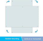 Glass Magnetic Dry Erase Board 72"x48" Frameless Wall Mounted Glass White Board - Image 4