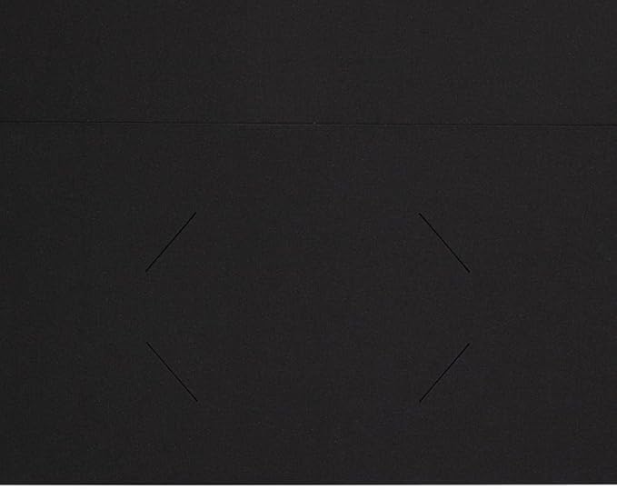 LUXPaper 9" x 12" Presentation Folders | Two Pocket | Black Linen | 100lb. - Image 6