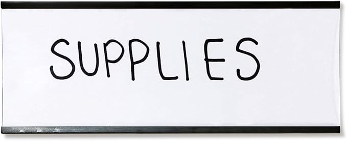 SmartSign Magnetic 'C' Channel Label Holders | 2.5" x 6" Pack of 10 - Image 5