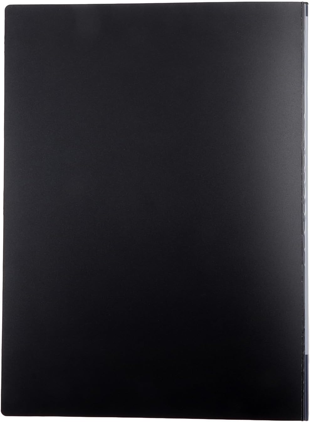 HF2 A3 Display Book Deluxe with 20 Pockets - Black