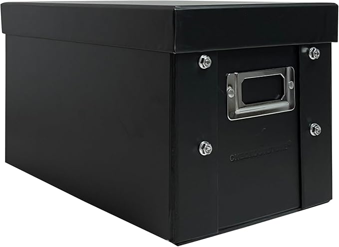 CheckOutStore Black Stamp & Die Craft Scrapbook Storage Pocket Box - Image 3