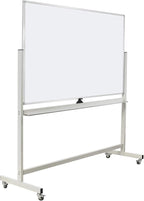 Max-officoo 60"x40" Mobile Whiteboard Double-Sided Magnetic Large Dry Erase by Unknown