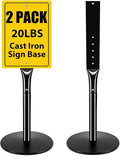 INNOVSIGN Heavy Duty Cast Iron Sign Post by INNOVSIGN