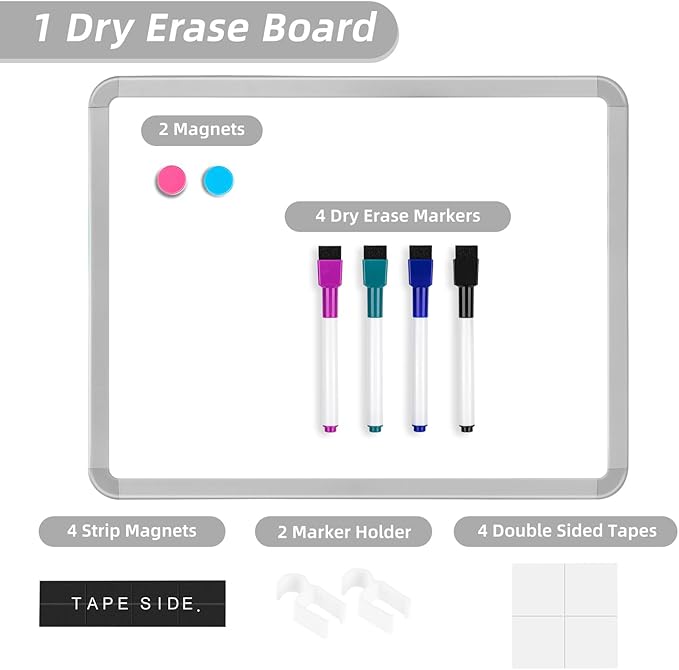 VUSIGN Small White Board Dry Erase, Mini Whiteboard - Image 6