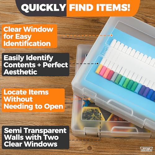 art and craft organizers and storage case –, package contents