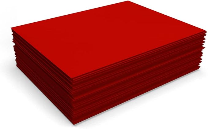 LUXPaper 8.5" x 11" Paper | Letter Size | Holiday Red | 60lb. Text | 1 - Image 4
