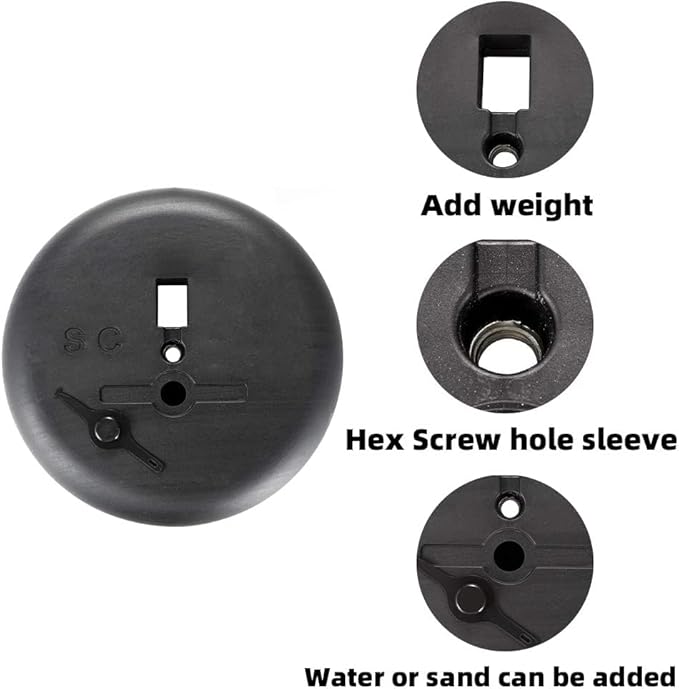 SENZHIYI Adjustable Poster Stand Holder Heavy Duty Snap Open Aluminum Pedestal - Image 5