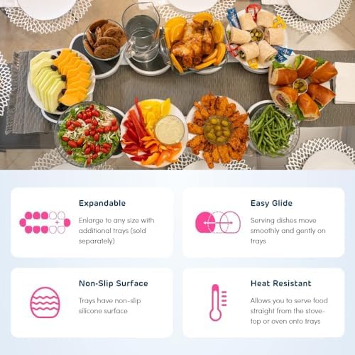 Light Gray- The Lazy Susan Revolution - The First Patented Lazy Susan Turntab...