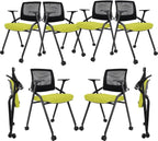 SLKJChr 10 Pack Foldable Office Chairs by SLKJChairs