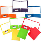 JAM PAPER Laminated Two Pocket Glossy School Folders - Image 7