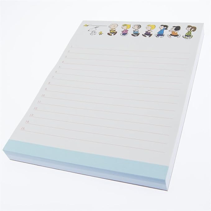 Graphique “Peanuts Run” Large Notepad | 150 Tear-Away Sheets | Task Planner | - Image 2