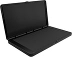 Large Stamp Pad, 6.1 x 3.4 Inch Black Ink Pad Premium Quality Felt Pad Rubber by Lsushine