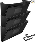 Acrimet Wall Mount Pocket File Organizer Holder Modular Letter Size A4 Plastic by Organizingyourlife