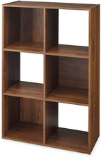Whitmor 6 Cube Bookcase Storage Organizer, 3 Tier Stackable MDF Bookshelf - Image 4