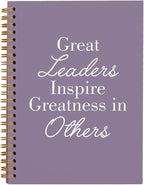OXW Purple Meeting Notebooks for Work, Leadership Gifts Office Work Notebook by Unknown