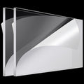Roowest 2 Pcs 18 x 36 Inch, 1/4 Inch Thick Clear Acrylic Plexiglass Sheets