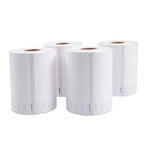 L LIKED 880 PCS 4"x 6" Direct Thermal Labels White Perforated Shipping Label by LLIKED