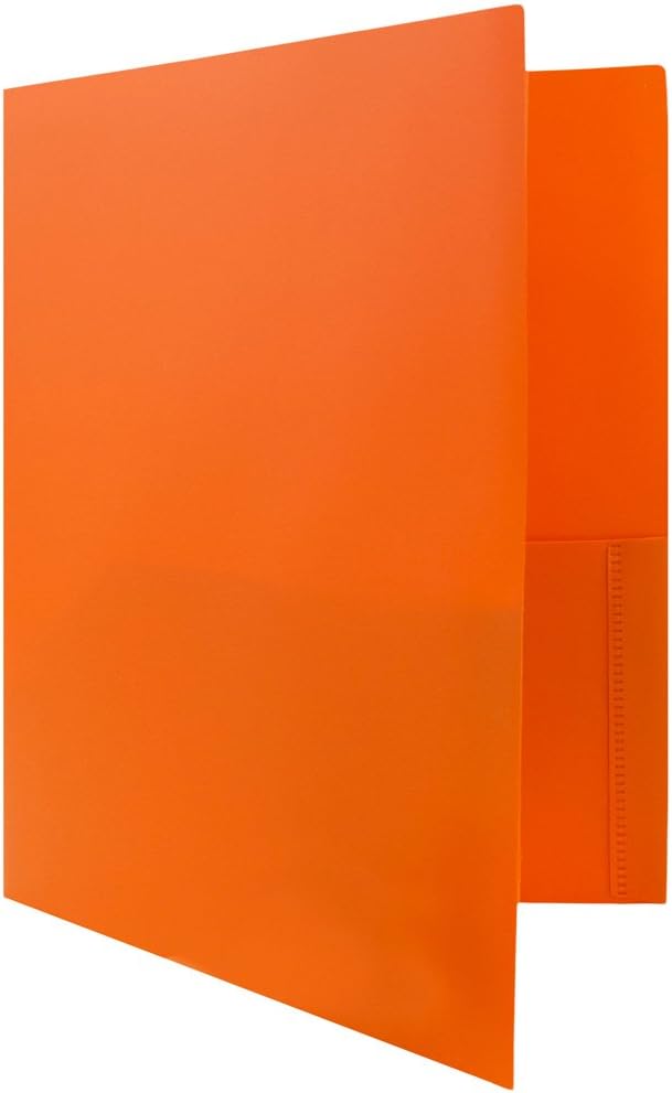 JAM PAPER Plastic Color POP Folders - Image 4