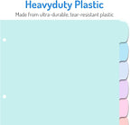 Forvencer 96Pcs/12Set Binder Dividers - Image 3