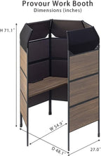 Provour Work Booth, Private Workstation, Room Divider, Office Pod, Acoustic - Image 3