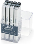 copic classic, alcohol markers, 12pc set neutral gray, main product view