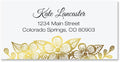 Allure Foil Personalized Border Return Address Labels- Set of 144 Large by ColorfulImages