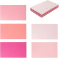50 Sheets 4x6 Colored Cardstock Paper 5 Colors Blank Flash Cards, 250 GSM Heavy by Topeen