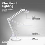 Neatfi XL 2, 200 Lumens LED Task Lamp, 4 Level Brightness, Desk Light - Image 5