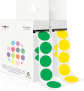 PARLAIM 2 Rolls 2000PCS 3/4" Round Circle Color-Code Dot Stickers, 2 Color by PARLAIM