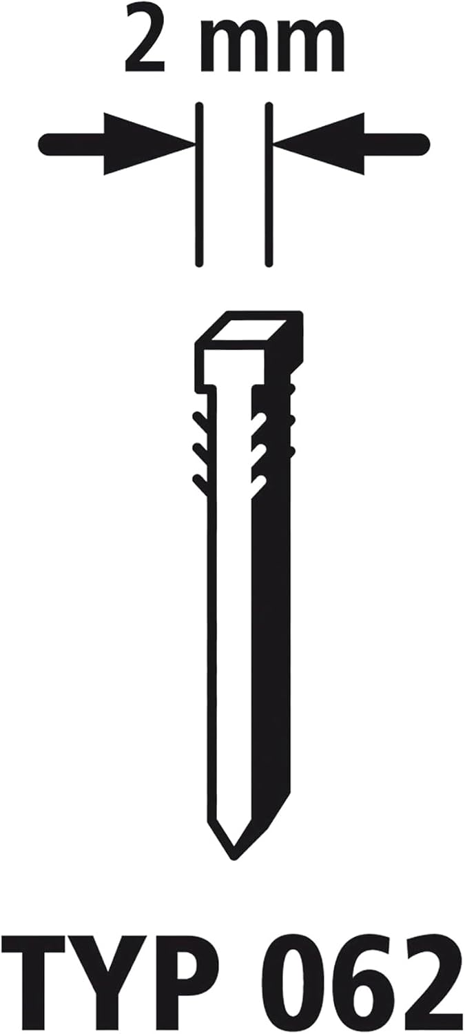 Wolfcraft 7081000 Tacocraft Type 053 Hand Tacker with Casing Made of Metal for Staples 6-14mm