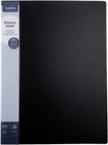 HF2 A3 Display Book Deluxe with 20 Pockets - Black