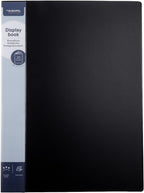 HF2 A3 Display Book Deluxe with 20 Pockets - Black