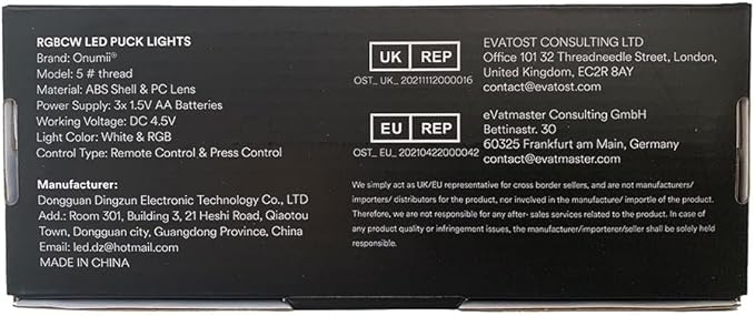 LED Puck Lights with Remote Battery Operated Under Cabinet Lighting Wireless - Image 8