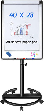 maxtek Mobile Dry Erase Board – 40x28 inches Magnetic Portable Whiteboard Stand by Maxtek