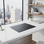 Dacasso 24" x 19" Black Leatherette Luxury Desk Pad Blotter w/Out Side Rails - Image 2