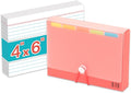 H4D 4x6 Index Card Case with 100 Heavyweight Ruled Index Cards and Dividers by H4D