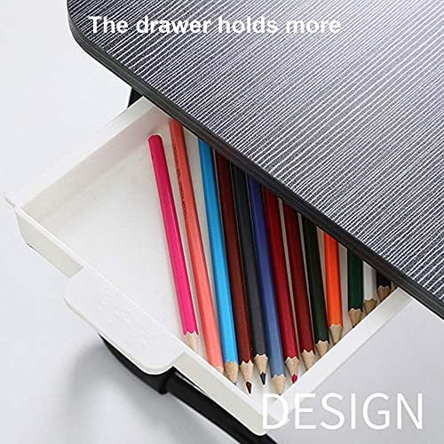 Laptop Bed Desk, Foldable Lap Desk with Storage Drawer, Cup and Phone Holder,...